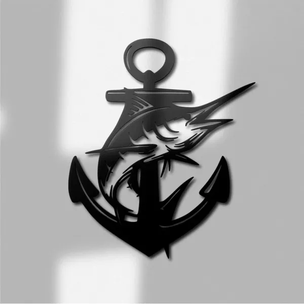 Black_Marlin_Fish_Metal_Wall_Art_|_40L_X_34W_Cm