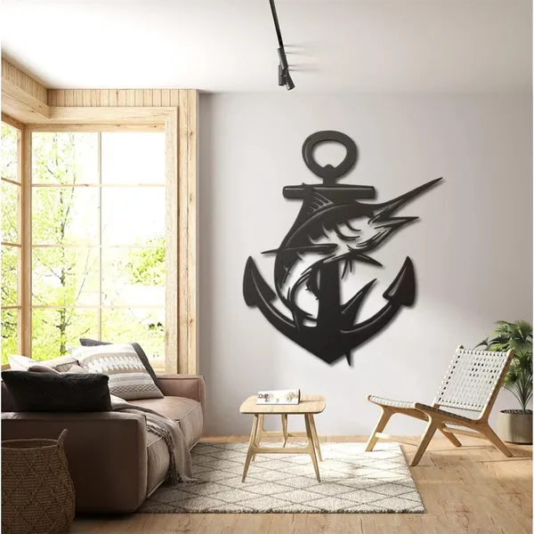 Black_Marlin_Fish_Metal_Wall_Art_|_40L_X_34W_Cm