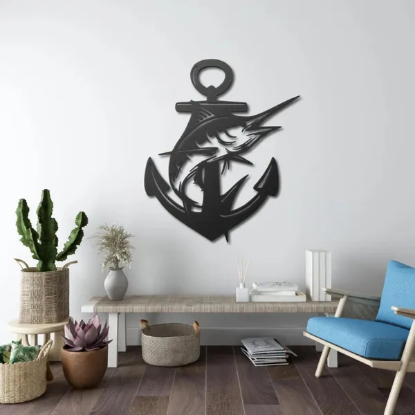 Black_Marlin_Fish_Metal_Wall_Art_|_40L_X_34W_Cm