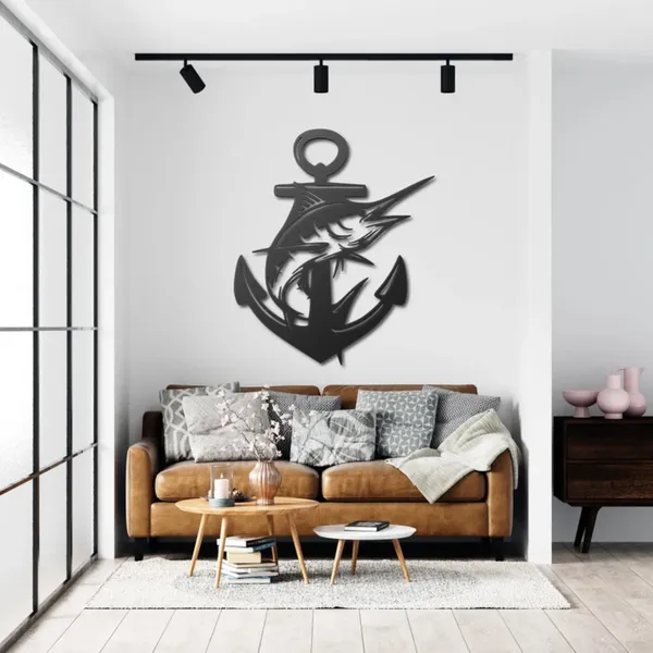 Black_Marlin_Fish_Metal_Wall_Art_|_40L_X_34W_Cm