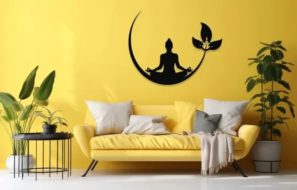 Black_Meditation_Metal_Wall_Decor_|_45L_X_40W_Cm