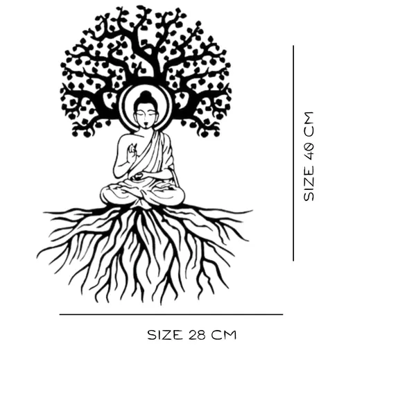 Black_Buddha_Wall_Art,_Buddha_Metal_Wall_Art,_Hindu,_Zen,_Meditation_Wall_Art,_Spiritual_Art,_Meditation_Decor,_Yoga_Gifts_(40X28X15_Cm)