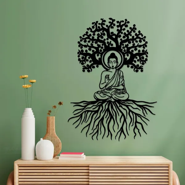 Black_Buddha_Wall_Art,_Buddha_Metal_Wall_Art,_Hindu,_Zen,_Meditation_Wall_Art,_Spiritual_Art,_Meditation_Decor,_Yoga_Gifts_(40X28X15_Cm)