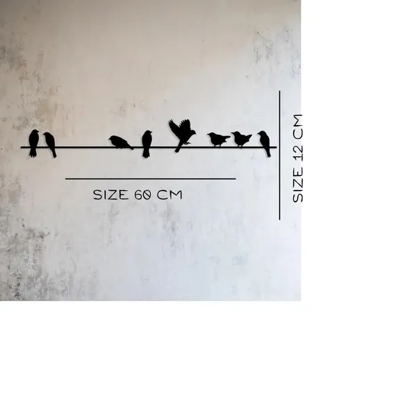 Black_Metal_Wall_Art,_Metal_Decor_Birds_On_A_Wire,_Indoor_Outdoor_Garden_Sign,_Gift_For_Home_Decor,_Door_Entry_Wall_Hangings,_Outdoor_Metal_Birds_(60X12X15_Cm)