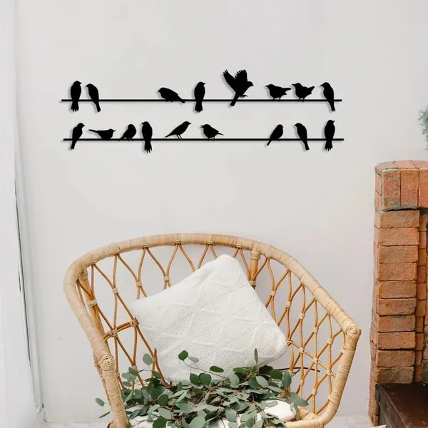 Black_Metal_Wall_Art,_Metal_Decor_Birds_On_A_Wire,_Indoor_Outdoor_Garden_Sign,_Gift_For_Home_Decor,_Door_Entry_Wall_Hangings,_Outdoor_Metal_Birds_(60X12X15_Cm)
