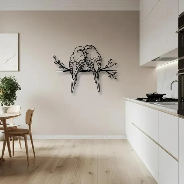 Black_Love_Birds_Metal_Wall_Art_|_60L_X_33W_Cm