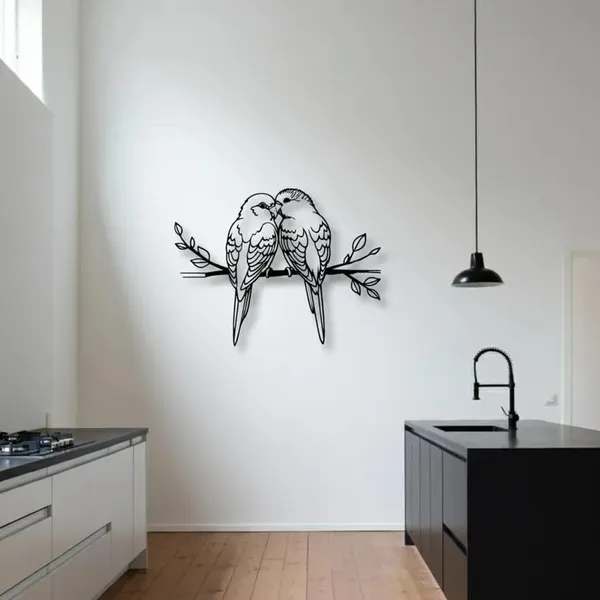 Black_Love_Birds_Metal_Wall_Art_|_60L_X_33W_Cm