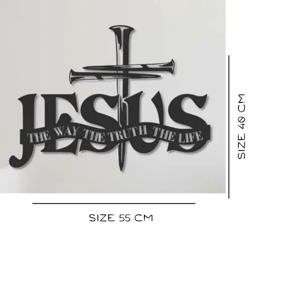 Black_Jesus_The_Way_The_Truth_The_Life_Metal_Wall_Art_|_55L_X_40W_Cm