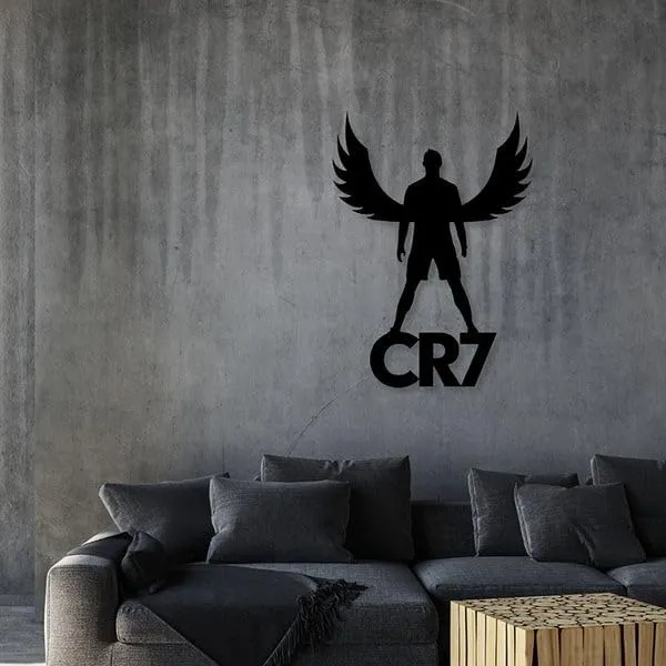 Black_Cr7_Wall_Art_Cristiano_Ronaldo_|_55L_X_40W_Cm