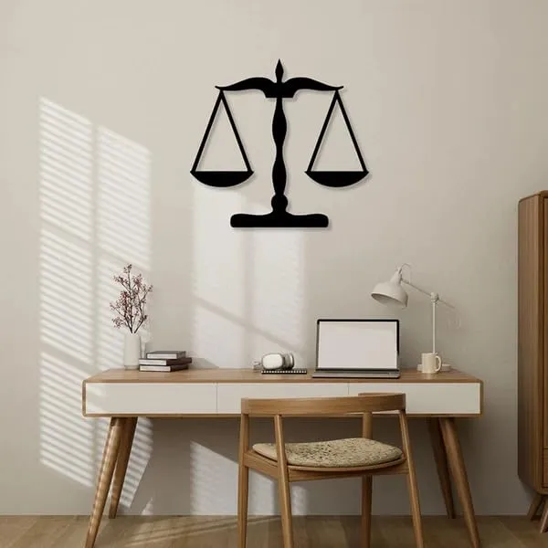 Black_Justice_Scale_Wall_Art_|_58L_X_54W_Cm