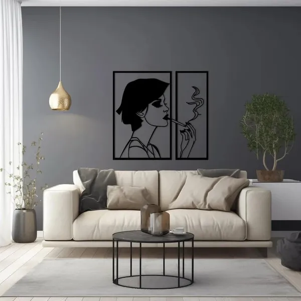 Black_Feminine_Figure_Artwork_For_Wall_|_60L_X_40W_Cm