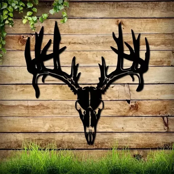 Black_Metal_Deer_Art_Wall_Decor_|_60L_X_33W_Cm