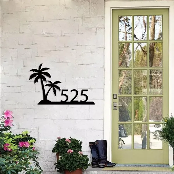 Black_Wall_Art_Personalized_Metal_House_No_Address_Name_Sign_Outdoor_Decorative_Wall_Art