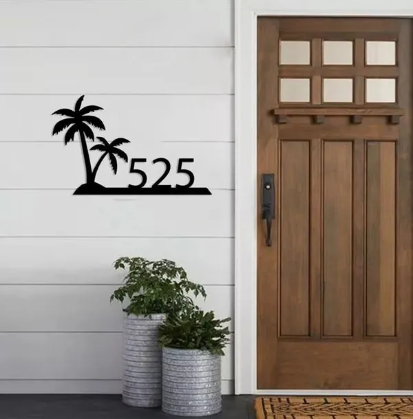 Black_Wall_Art_Personalized_Metal_House_No_Address_Name_Sign_Outdoor_Decorative_Wall_Art