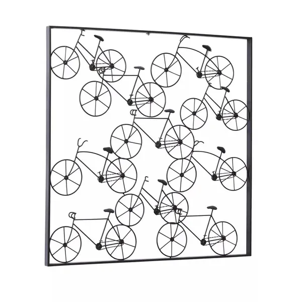 Black_Metal_Bike_Stacked_Wall_Decor_With_Frame_|_60L_X_40W_Cm