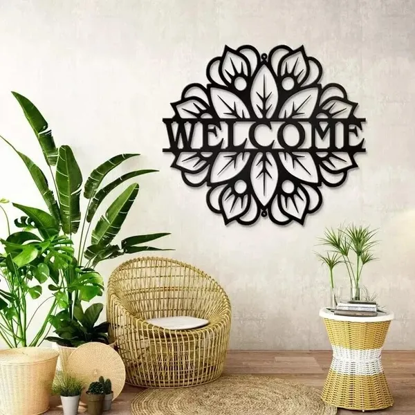 Black_Personalized_Welcome_Metal_Name_Sign_Home_Decor_|_60L_X_40W_Cm