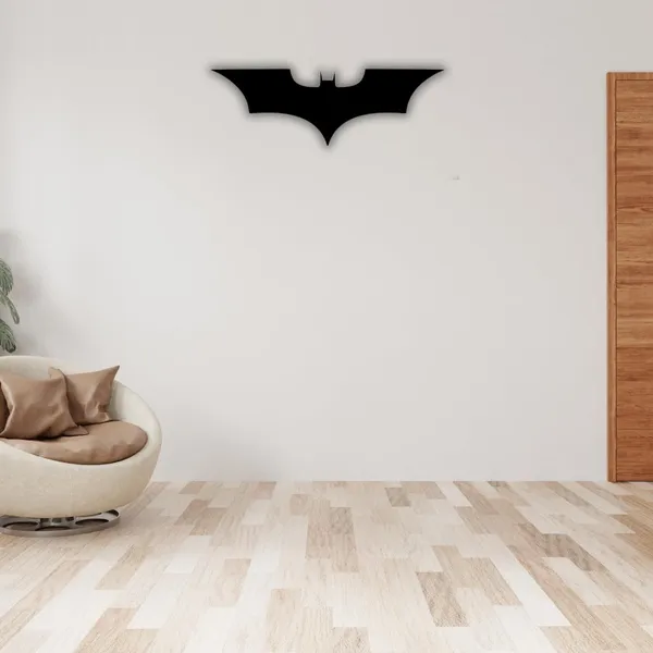 Black_Batman_Dc_Comics_Metal_Wall_Art_|_55L_X_18W_Cm