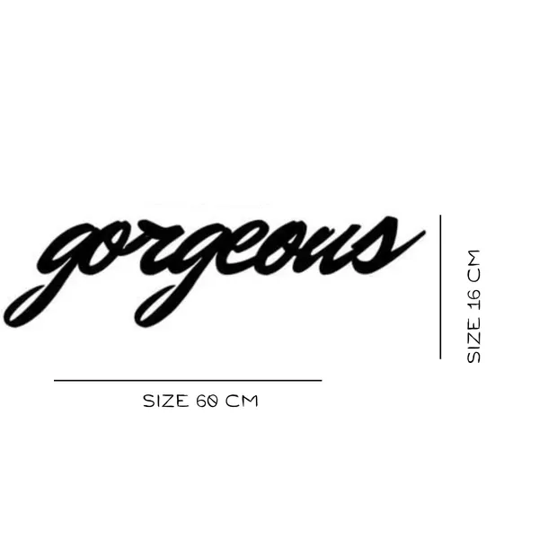 Black_Gorgeous_Typography_Wall_Art_(60X16X15_Cm)