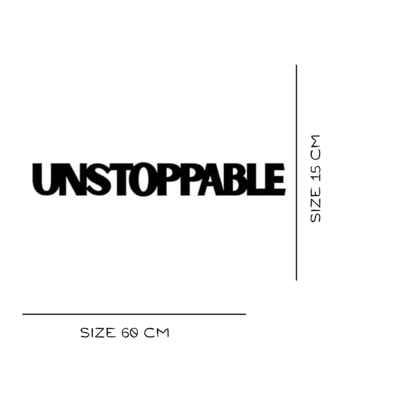 Black_Unstoppable_Typography_Wall_Art_(60X15X15_Cm)