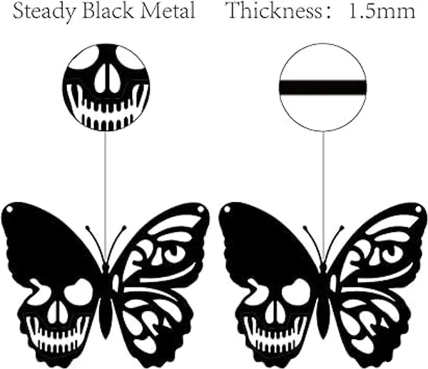Black_Metal_Wall_Art_Butterfly_Skull_Decor_Wall_Hanging_|_20.1L_X_16W_Cm