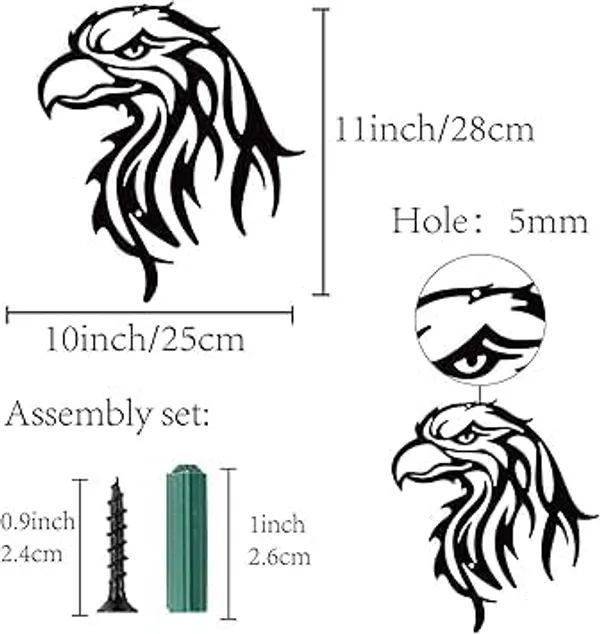 Black_Eagle_Metal_Wall_Decoration_|_25L_X_28W_Cm