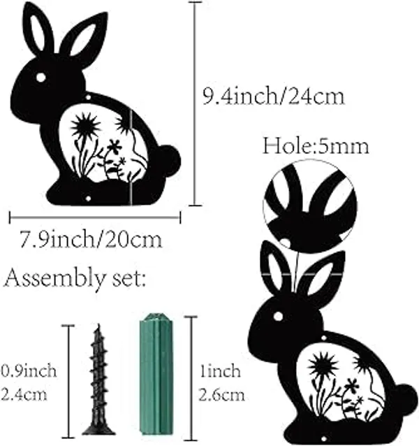 Black_Metal_Wall_Art_Rabbit_Decor_Wall_Hanging_|_24L_X_20W_Cm