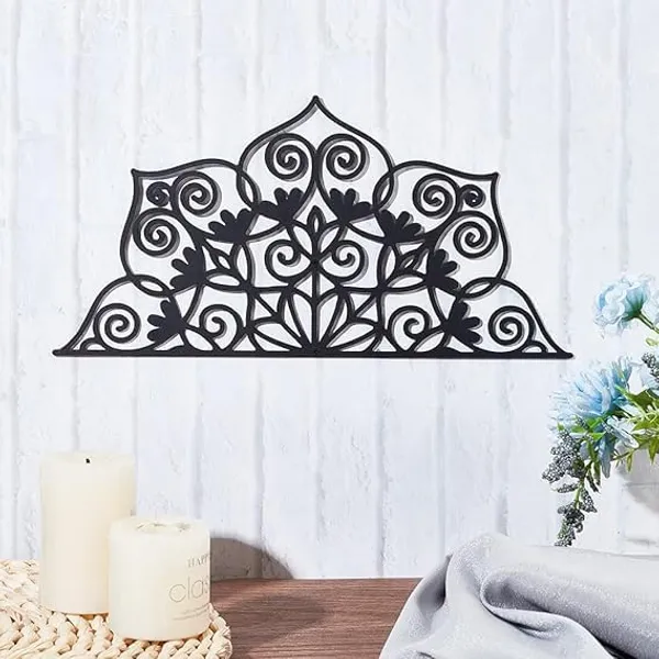 Black_Half_Flower_Wall_Decoration_|_30L_X_30W_Cm