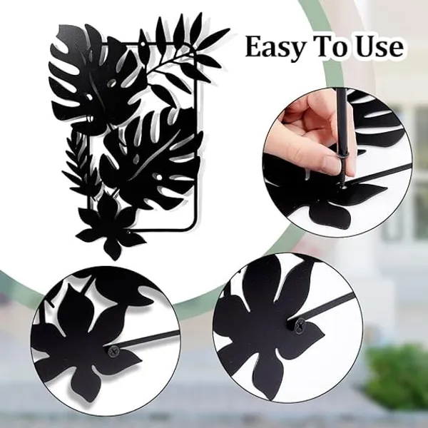 Black_Palm_Leaves_Metal_Wall_Decoration_|_30L_X_21.8W_Cm