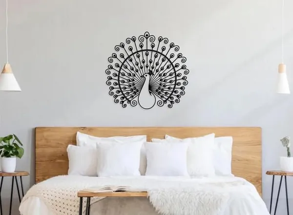 Black_Peacock_Metal_Wall_Decor_|_40L_X_25W_Cm