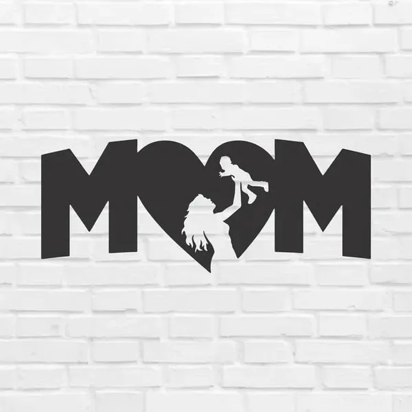 Black_Mother_Metal_Wall_Decor_|_40L_X_20W_Cm