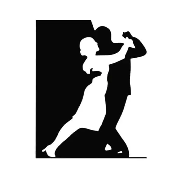 Black_Salsa_Dancing_Wall_Art_|_50L_X_40W_Cm