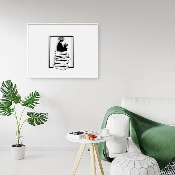 Black_Novel,Library_Metal_Wall_Hanging_Arts_Home_Decor,_Durable,_Good_Ambience_Metal_Wall_Art_For_Bedroom,Living_Room,Drawing_Room,Hotel,Office,Home
