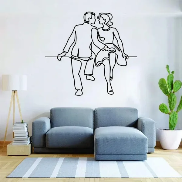 Black_Couple_Goals_Line_Metal_Wall_Decor