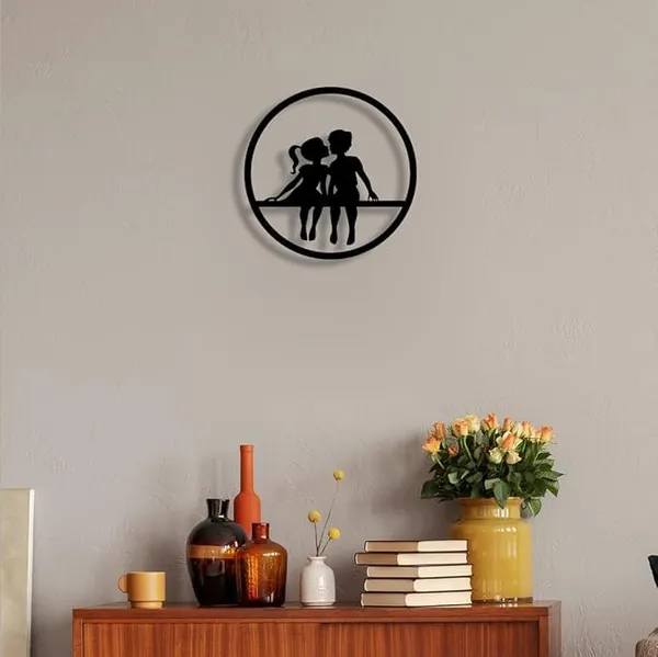 Black_Couple_Tree_Metal_Wall_Art_|_40L_X_40W_Cm