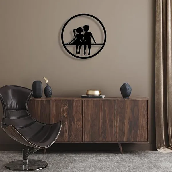 Black_Couple_Tree_Metal_Wall_Art_|_40L_X_40W_Cm
