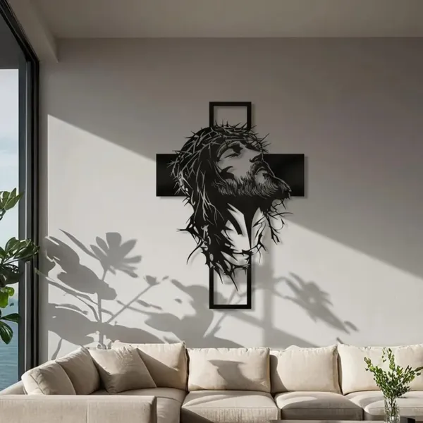 Black_Metal_Jesus_Wall_Decor_|_55L_X_40W_Cm