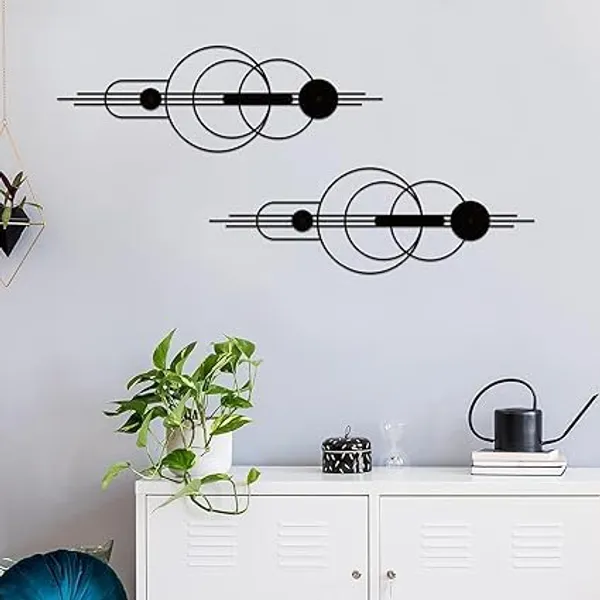 Black_2_Pcs_Metal_Abstract_Wall_Art_|_50L_X_40W_Cm