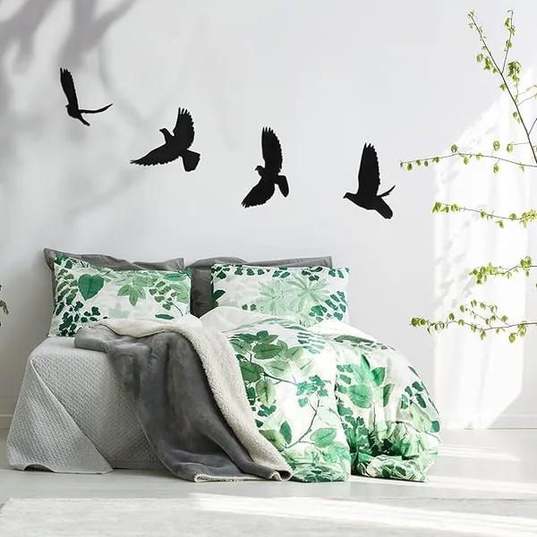 Black_4_Pieces_Flying_Bird_Wall_Sculptures_Haitian_Wooden_Birds_Wall_Art_Decor_Bird_Silhouette_Wall_Art_Bird_Metal_Wall_Art_Sign_For_Home_Living_Room_Bedroom_Kitchen_Dining_Room_Hanging_Wall_Decor,_4_Size