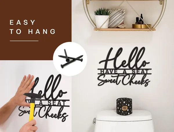 Black_Hello_Sweet_Cheeks_Metal_Wall_Decor_|_37_X_27_X_0.1_Cm