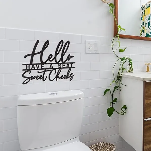 Black_Hello_Sweet_Cheeks_Metal_Wall_Decor_|_37_X_27_X_0.1_Cm