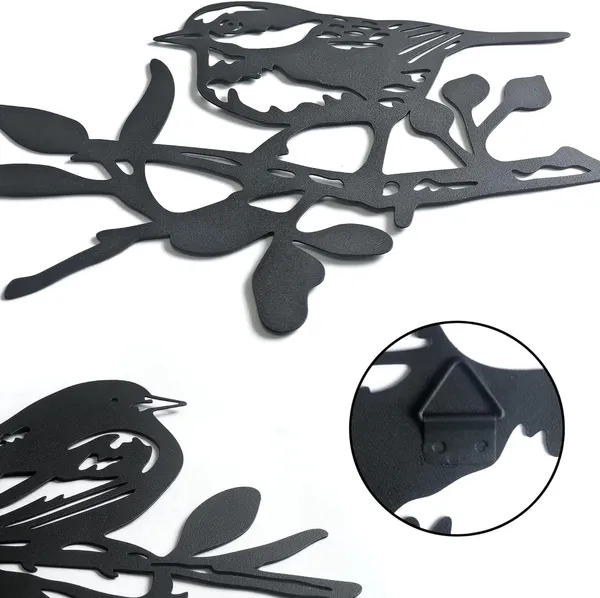 Black_Hanging_Metal_3_Pieces_Birds_On_Branch_Wall_Art_Panel_|_23L_X_21W_Cm