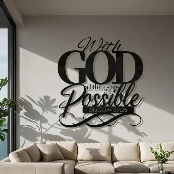 Black_Bible_Verse_Metal_Matthew_19:26_Wall_Decor_Christian_Home_Decor_Wall_Decor_(47x45x1.5_CM)