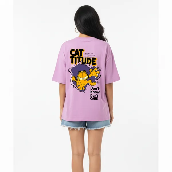 Purple_Cotton_Cat_Attitude_-_Womens_Tshirt