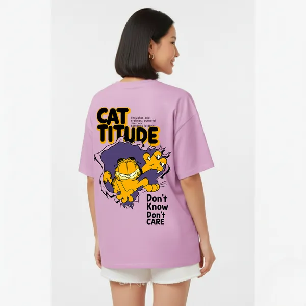 Purple_Cotton_Cat_Attitude_-_Womens_Tshirt