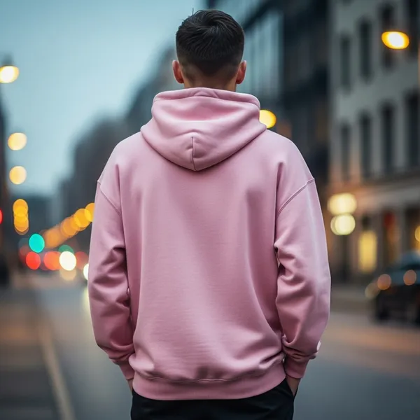 Pink_Cotton_Fleece_Men_Oversize_Hoodie