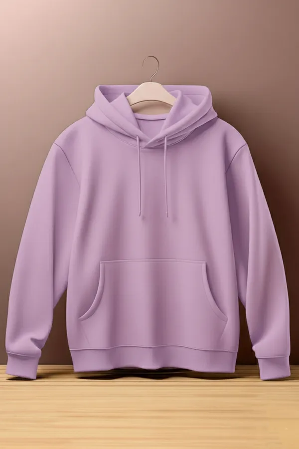 Lavender_Cotton_Fleece_Plain_Hoodie