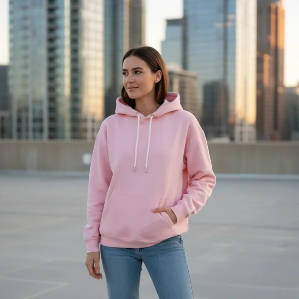 Pink_Cotton_Fleece_Women_Oversize_Hoodie