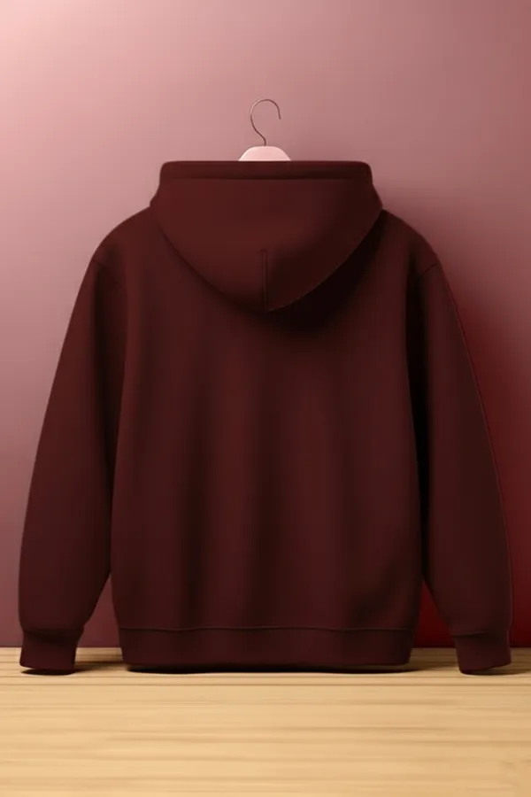 Maroon_Cotton_Fleece_Plain_Hoodie