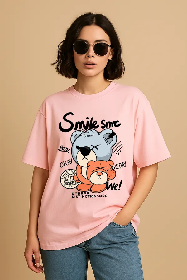 Pink_Cotton_Smile_Smc_-_Womens_Tshirt