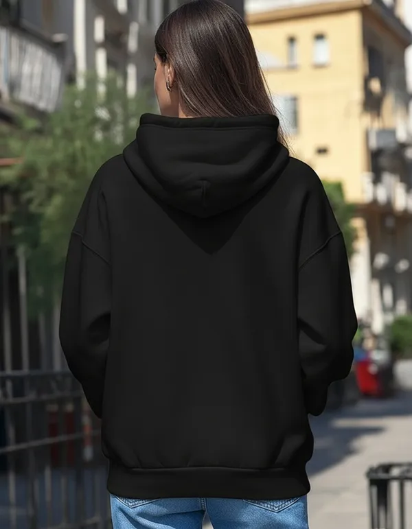 Black_Cotton_Fleece_Women_Oversize_Hoodie